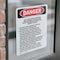 Signmission Qualified Personnel Operate This Machine Danger Sign, Vinyl Decal, 7in W x 10in L, 2PK OS-2PACK-DS-D-710-L-1869 - alternate 2